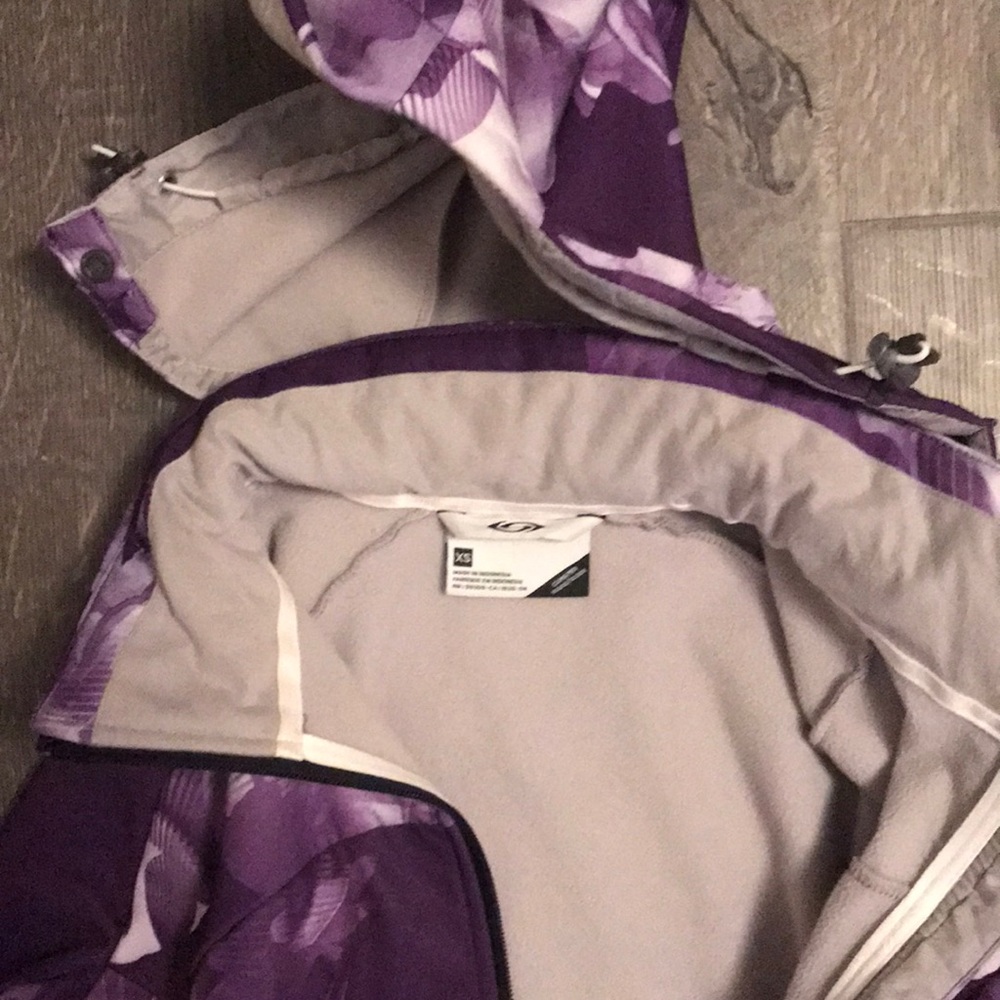 Purple ski jacket - Picture 2 of 2